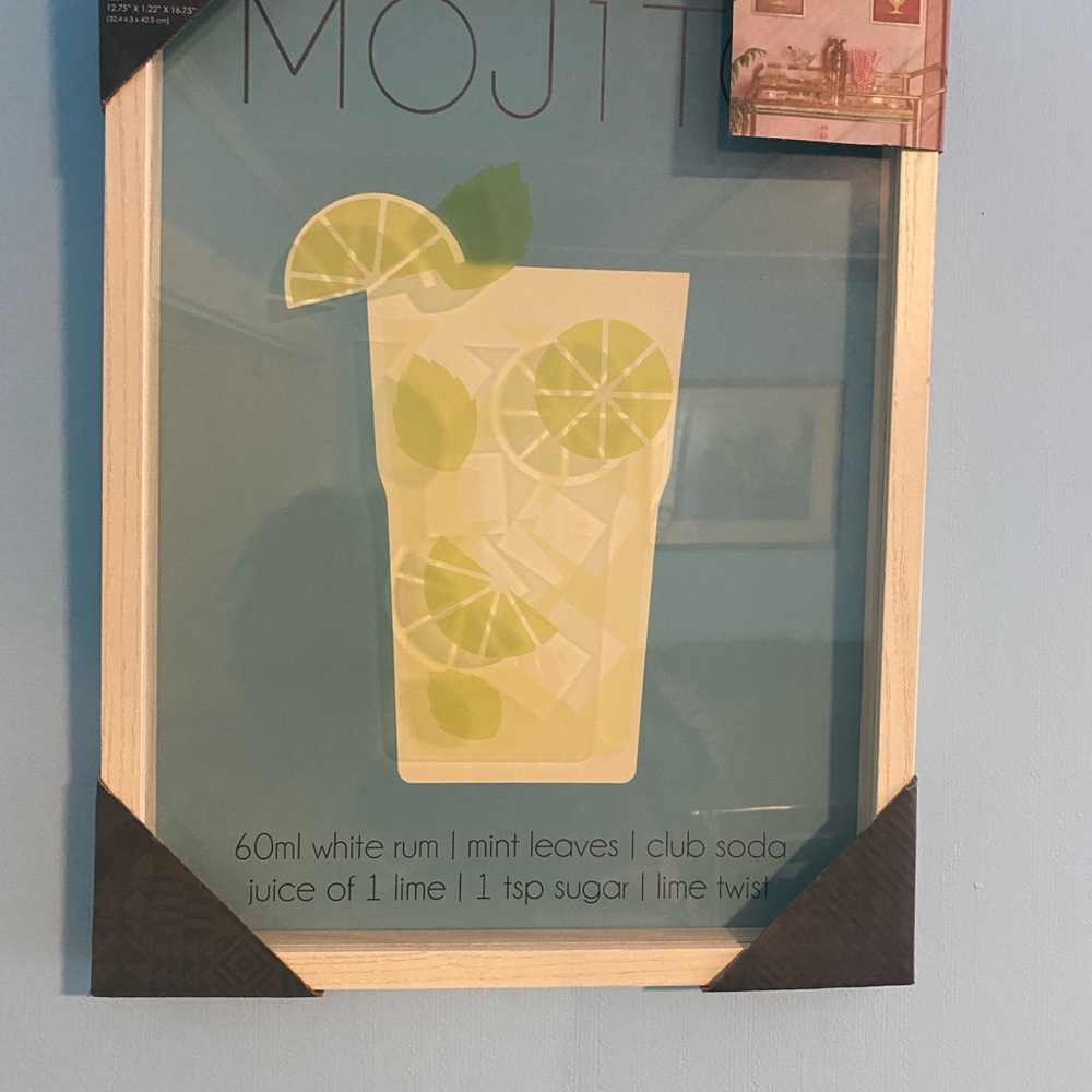 Mojito Cocktail Art Print